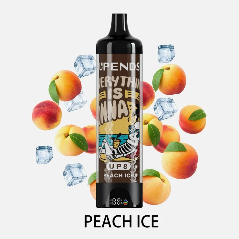 UPENDS UP8 – 60,000 Puffs, Peach Ice