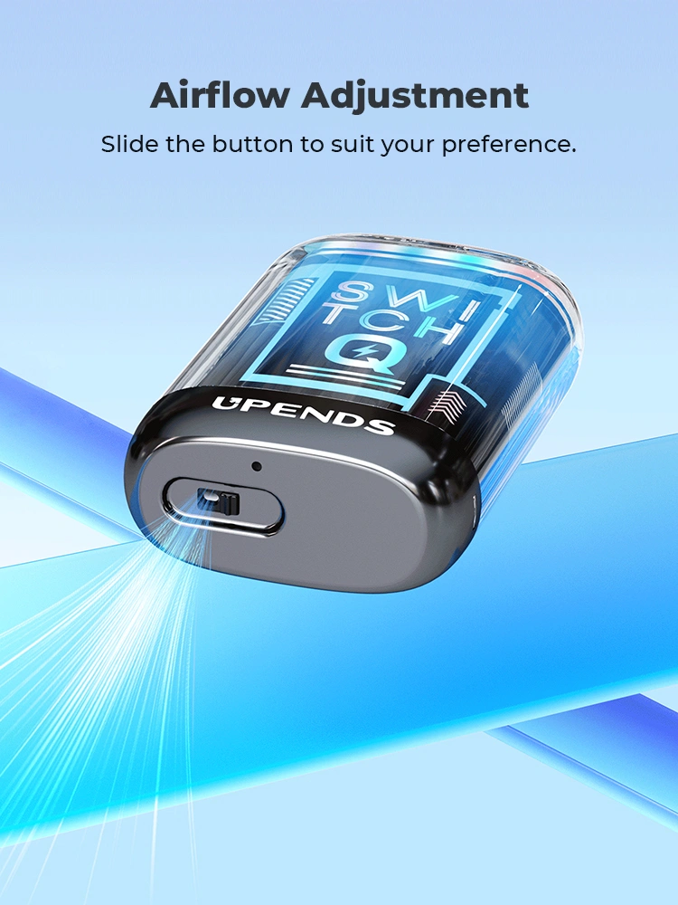 SWITCH Q Disposable Vape Features 3: Airflow Adjustment - Slide the button to suit your preference